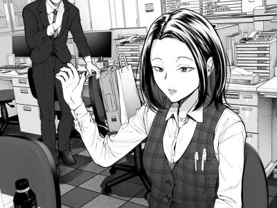 혼자 남아서 야근을 하는 회사원.manhwa