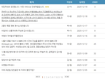 화성 동탄경찰서 칭찬합시다 게시판 근황