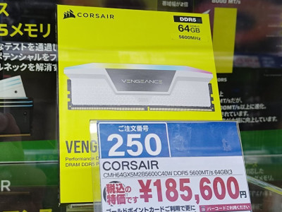 일본 현지 미쳐돌아가는 DDR5 램 가격