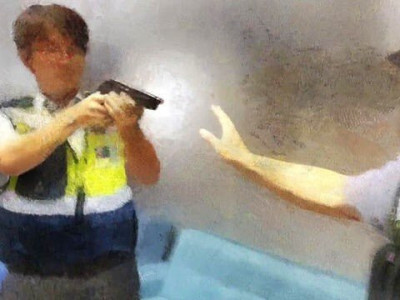 견찰 장난에 총 맞고 사망한 의경