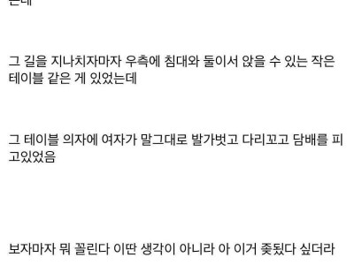 배달하면서 벗은여자 본 썰