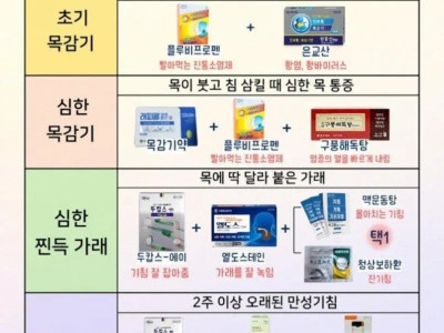 감기, 몸살 끝판왕 조합