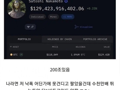 비트코인 만든 사람 계좌 근황