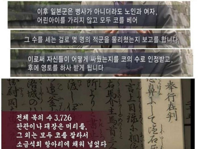 정유재란 시기 일본군의 잔혹함