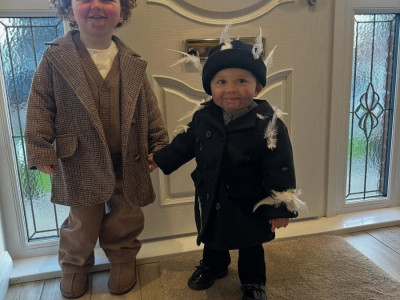 나홀로집에 도둑들 코스프레한 아기들