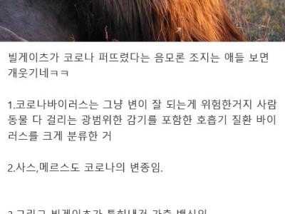빌게이츠 할배가 코로나19 전에 코로나 백신 특허냈다고