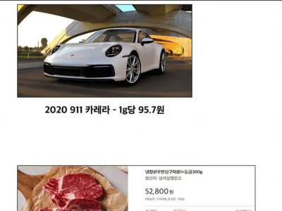 생각보다 저렴한 포르쉐