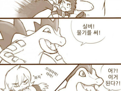 포켓몬 배틀하는 만화