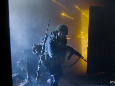 러시아 종군기자가 촬영한 마리우폴 시가전