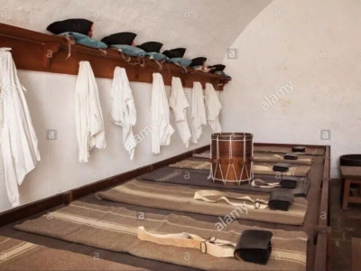 250여년전 스페인군 생활관 수준