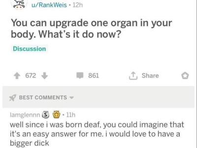 신체 일부 업글 가능하다면 어느 부분 할래?