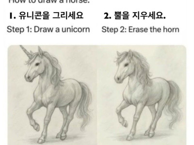 쉽게 말 그리는 방법