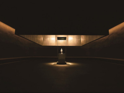 국립부여박물관에서 단 한점의 국보를 위해 마련된 공간