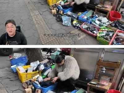 중국 노점상 할머니 ㄷㄷ