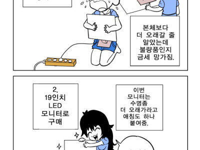 사물에 애칭 붙이게 된 만화