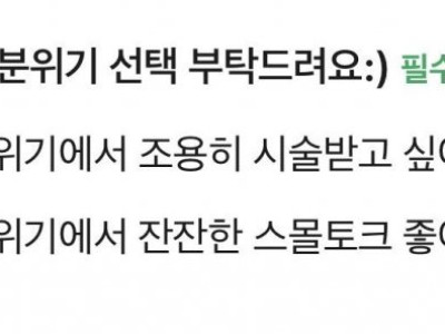 요즘 새로 생겼다는 미용실 옵션