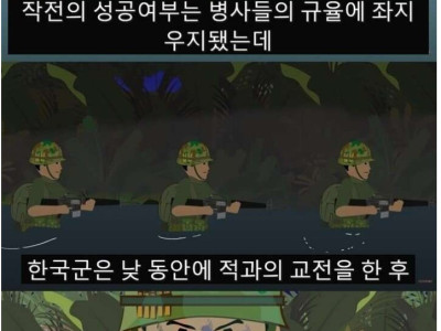 미국 전쟁사 유튜브에 올라온 한국군