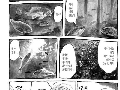 초보와 바다. 만화