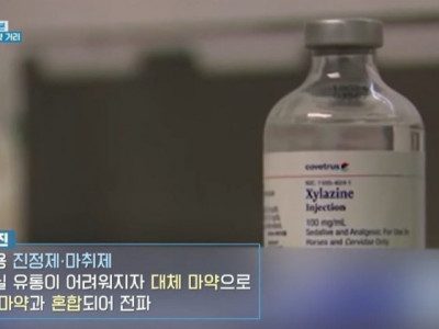 (약혐) 현재 미국에서 펜타닐 대용으로 퍼지고 있다는 마약 ㄷㄷㄷㄷ