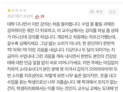 혼돈의 부산대 강의 리뷰