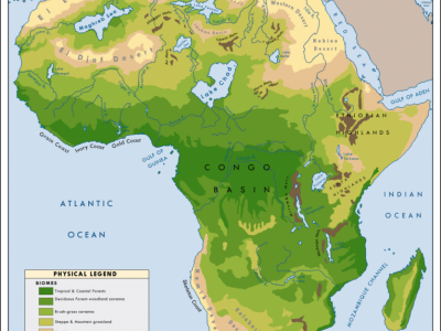 7천년 전 아프리카 지도