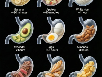 음식별 소화 시간