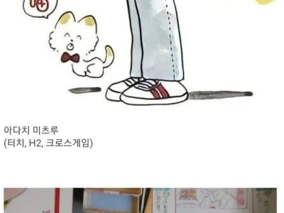 일본 만화가들이 그린 자신의 모습