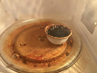 전자렌지 1분 누른다는걸 10 눌러 버렸어