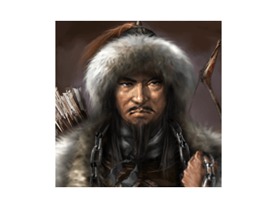 용맹한 적에게 존중을 보이는 몽골의 전사 수부타이