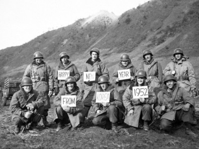 1952년 미군 단체 사진