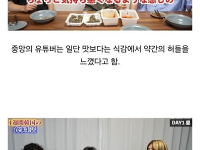 7일동안 한국 음식만 먹은 일본 유튜버.jpg