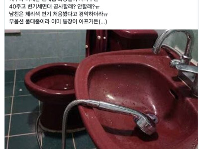 예전엔 고급 인테리어 색이었던거