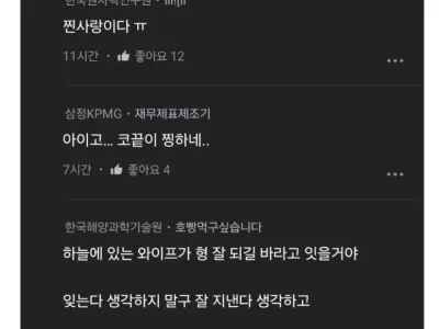 와이프가 없으니까 뭘해야 할지 모르겠다