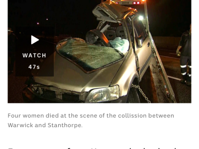 호주에서 한국인 20대 여성 4명 교통사고로 사망