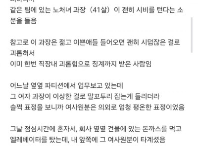 폴 피닉스 같았던 여사원님 썰