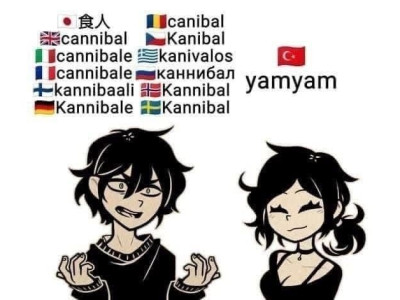 터키의 식인행위를 부르는 단어