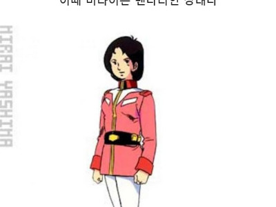 건담) 그녀는 왜 하필 이 때 맨다리였을까?.jpg