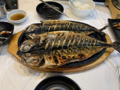 육각형에 가까운 생선구이