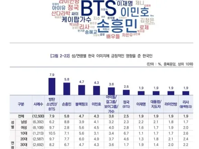 한국 이미지에 긍정적인 영향을 준 한국인(ft. 문체부)