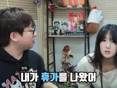 군대에서 휴가나와서 겜하다가 신고먹은 스트리머