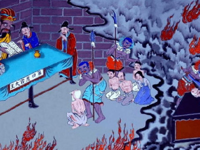 여성의 항문으로 성행위를 한 자가 떨어지는 불교의 지옥