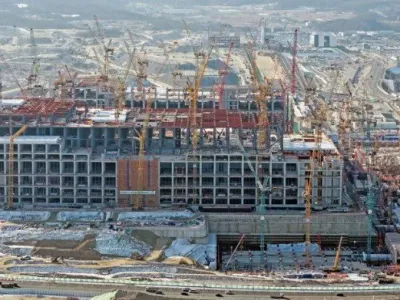 '120조' SK하이닉스 용인1공장 공사 근황