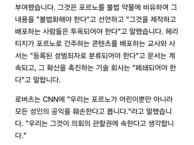 트럼프 최측근 "야동 전면 불법화시켜야"