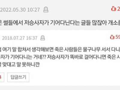 저승사자 바퀴벌레 썰