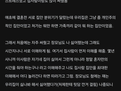 혼자살려다 결혼한 유부남이 느낀 결혼