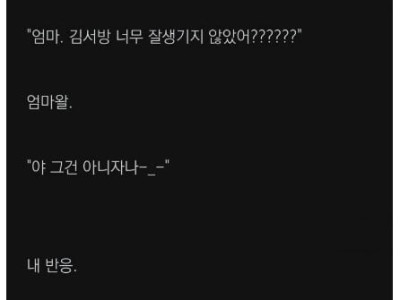 남편이 너무 잘생겼다는 아내 썰