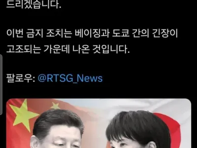 중국 "모든 일본행 항공편 전면 중단"