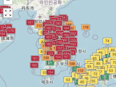 중국발 미세먼지 근황