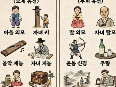 부모가 물려주는 유전적 특성