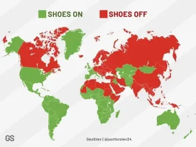 집에서 신발 신는 나라 vs 벗는 나라